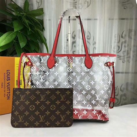 louis vuitton plastic bag price|louis vuitton clear tote bag.